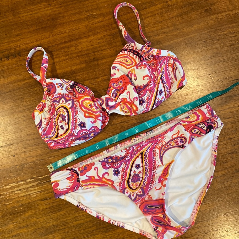 Lands’ End Paisley Bikini 8